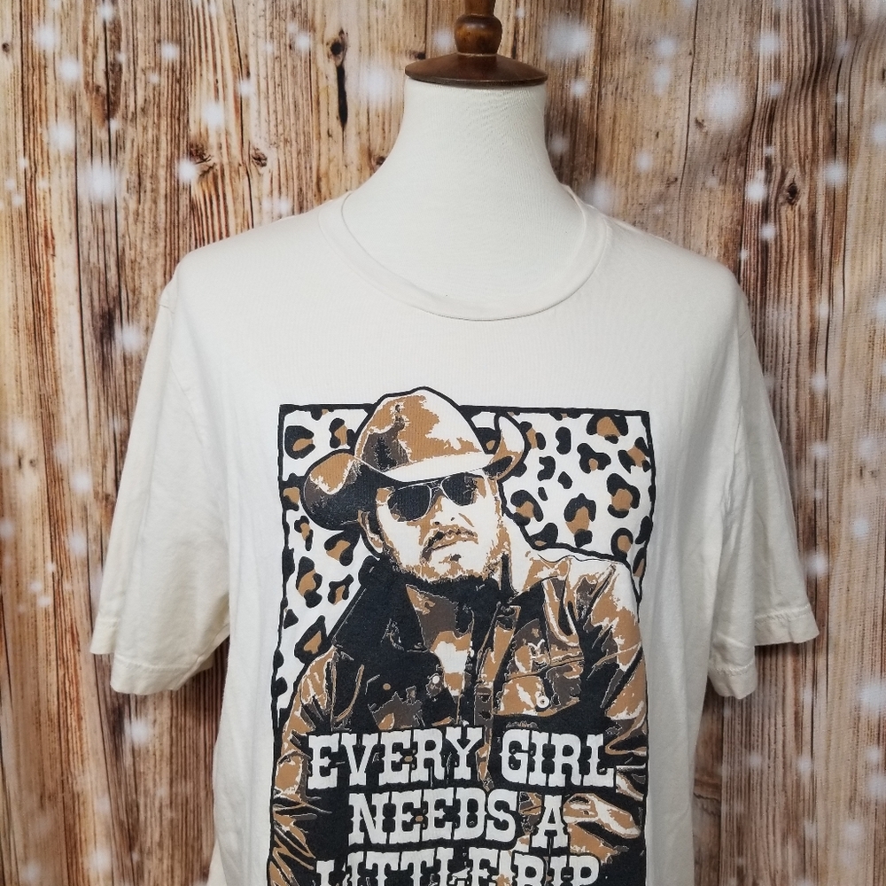 "Every Girl Needs A Little Rip In Her Jeans" Yellowstone Women's Graphic T-Shirt - Picture 4 of 9